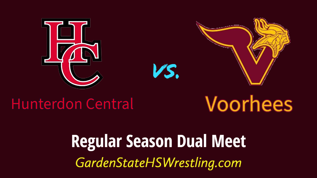 WATCH – Hunterdon Central vs. Voorhees Varsity Boys Wrestling Dual Meet