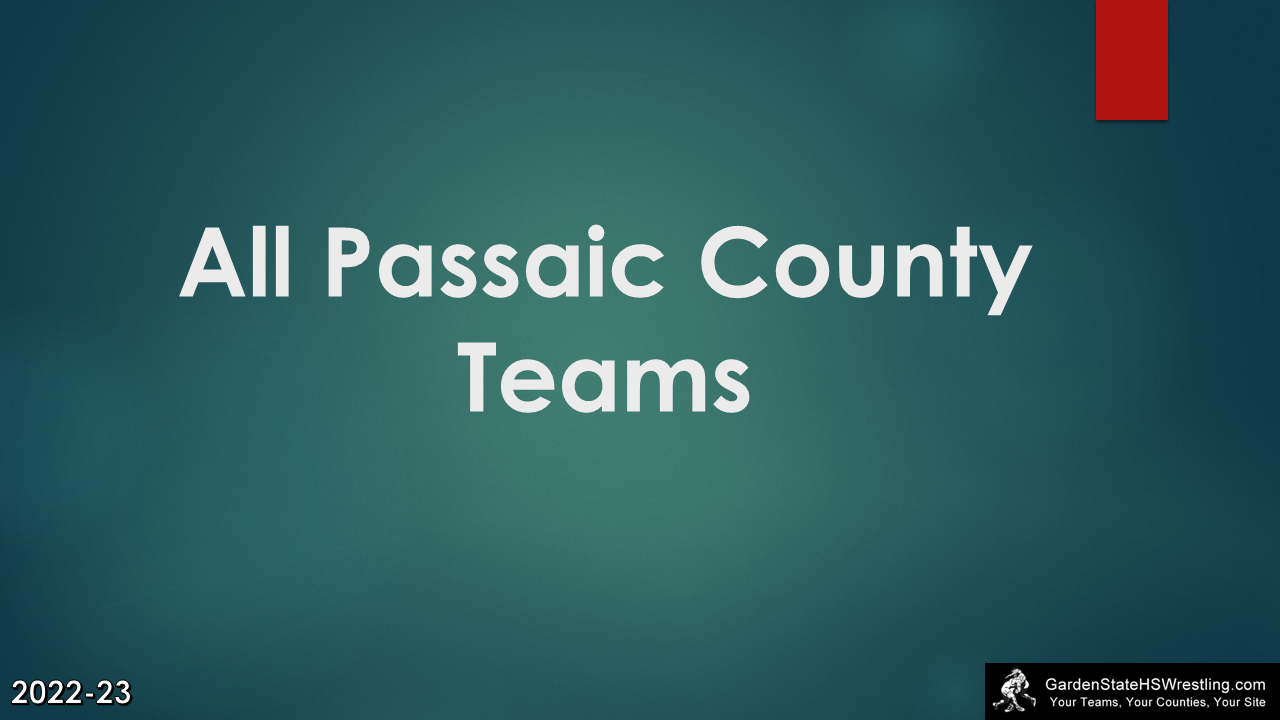 2023 All Passaic Teams