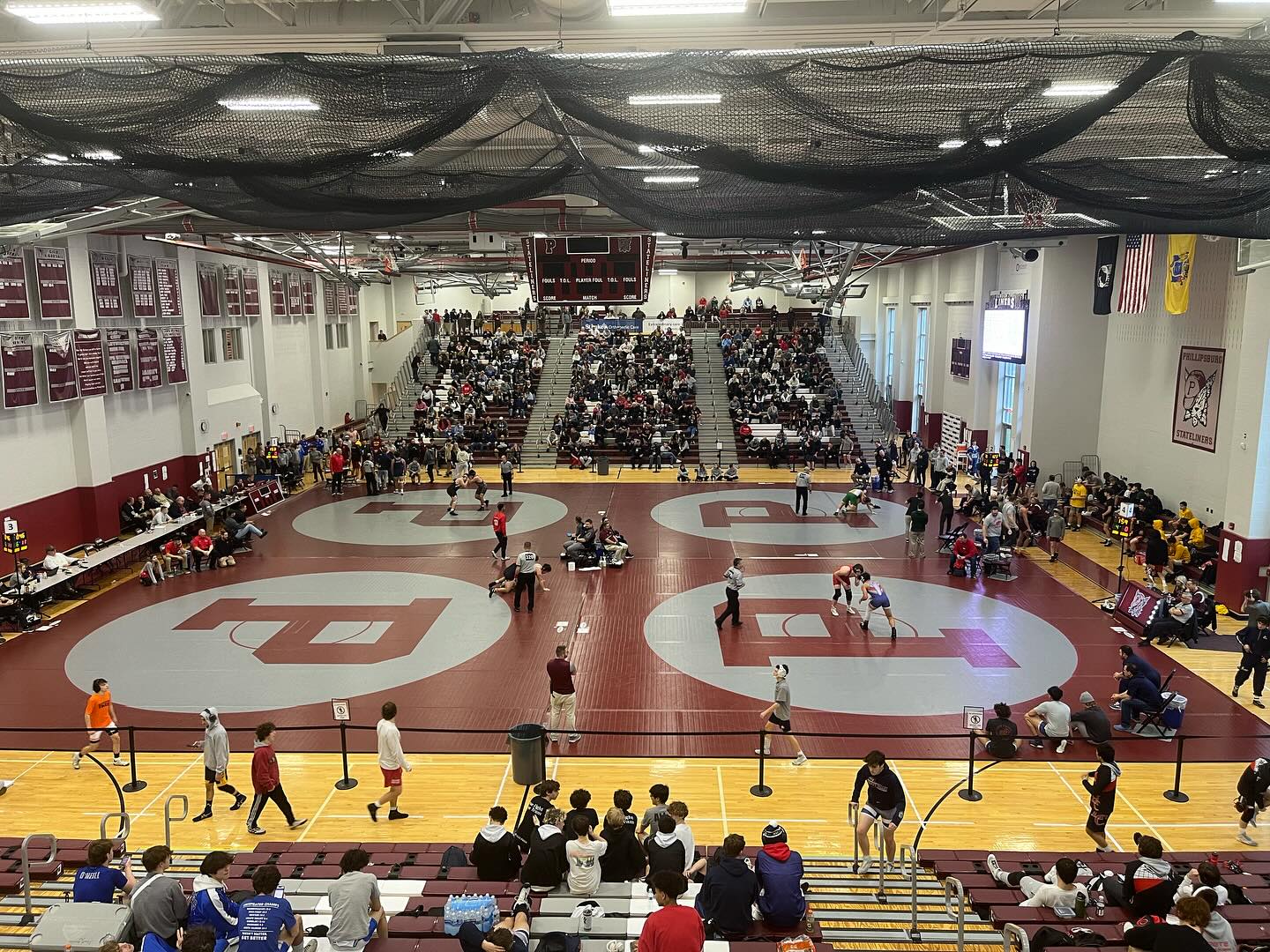 Hunterdon Central is crowned as the team winner for the H.W.S. tournament, 113lber Sherlock wins a barn burner, Phillipsburg goes 4-0 in the finals, North Warren’s James Dacunto gives the school its third title.