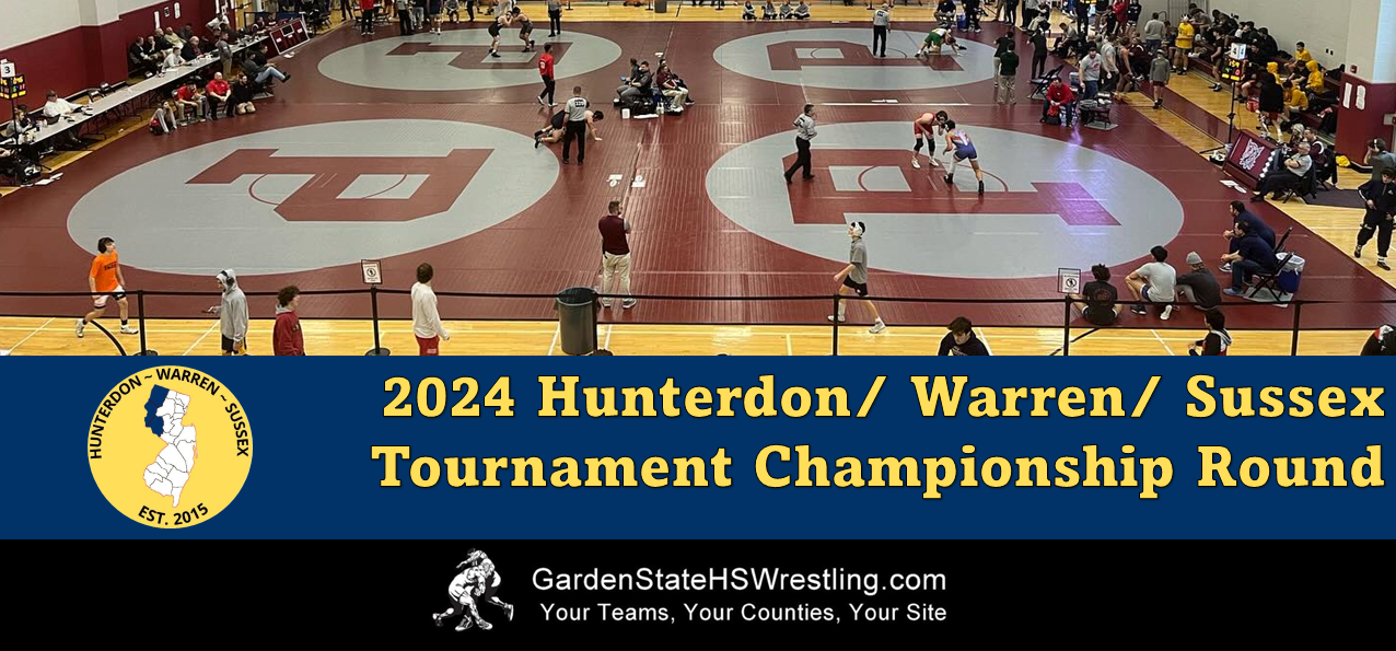 WATCH – 2024 Hunterdon/ Warren/ Sussex Wrestling Tournament Final Round