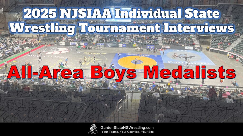 2025 NJSIAA Individual Boys State Tournament All Area Medalist Interviews Garden State HS