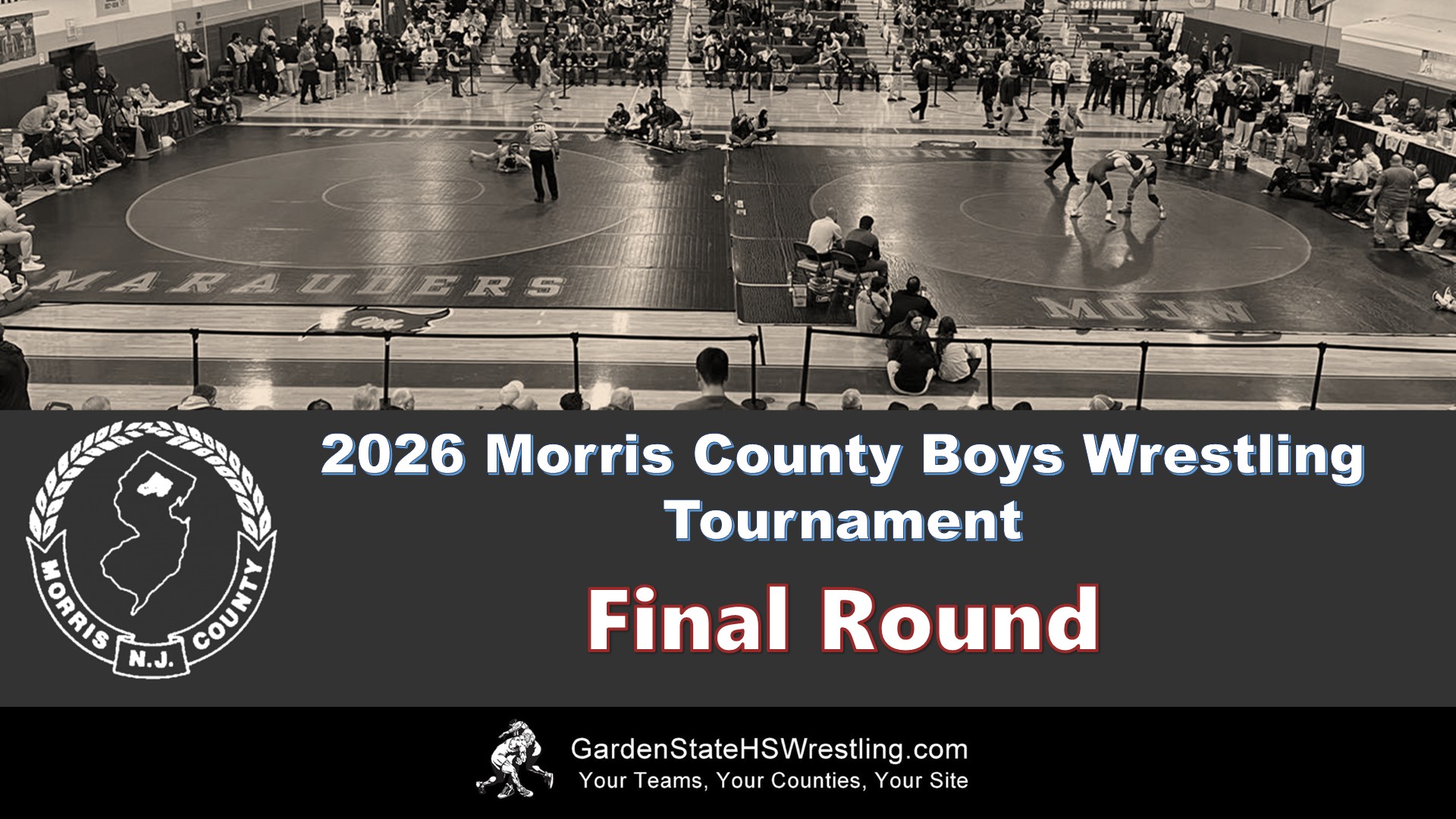 WATCH – 2026 Morris County Boys Wrestling Tournament (Final Round)